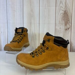 Zasepy Waterproof Hiking Boots Lightweight Fur Lined Mid Ankle Boot Brown Size 8